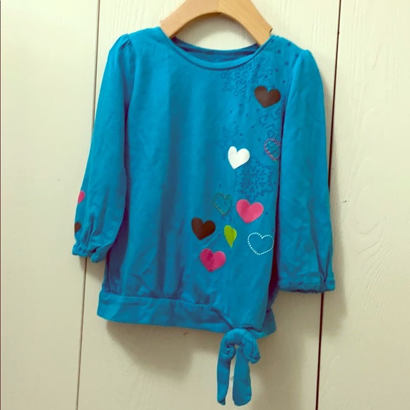 3/$15 Please Mum Bright Blue Toddler Tee - Picture 1 of 8